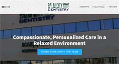 Desktop Screenshot of palmcitydentistry.com